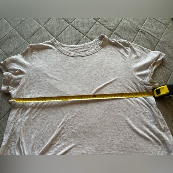 Aerie Grey Front Knot Ladies T-shirt - Picture 6 of 9